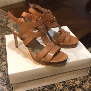 Marc Fisher Vachella Leather Strappy Sandals.